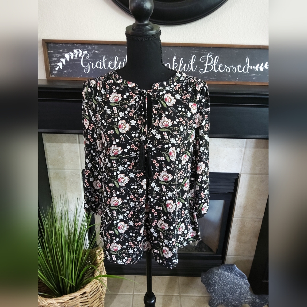 Kaari Blue Ladies Tunic Top - Picture 1 of 8